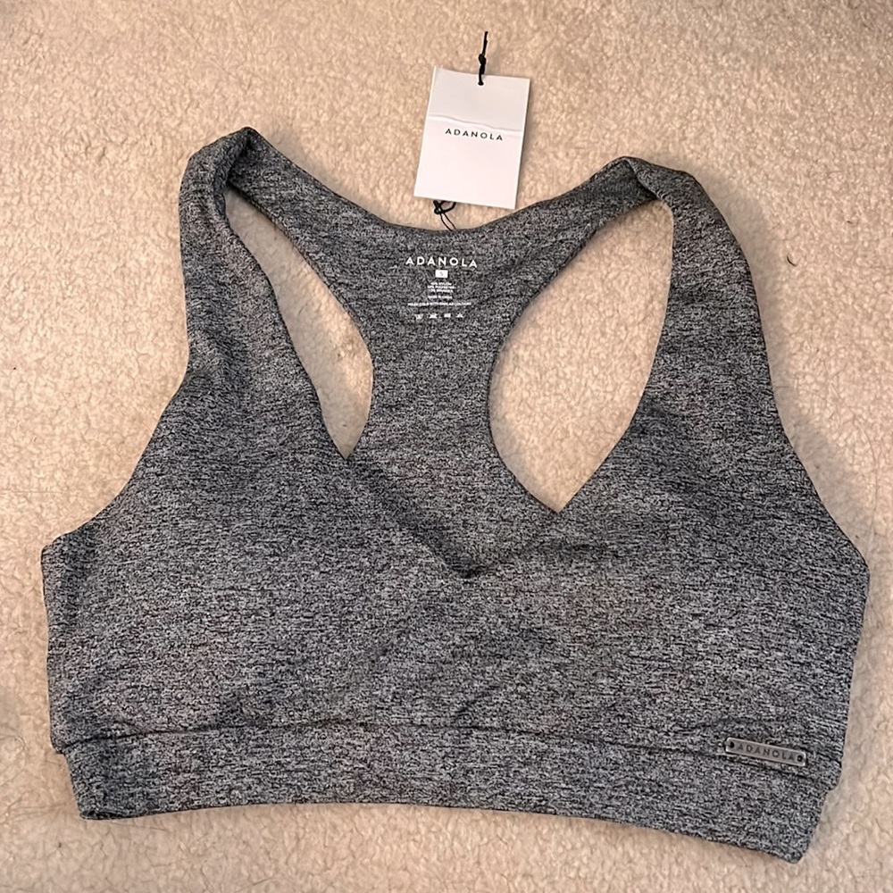 Adanola Sport Bra NWT Heather Gray S NWT